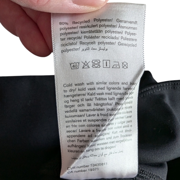 Girlfriend Collective Black Compressive Pocket Legging Women's Plus size 6XL - Picture 7 of 16